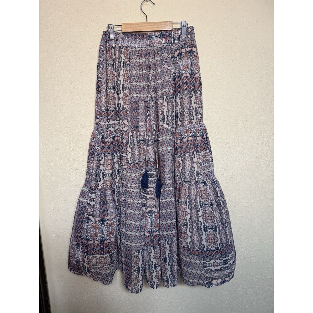 Women’s Dress Forum Size Small Boho Cottage Core Prairie Paisley Maxi Skirt